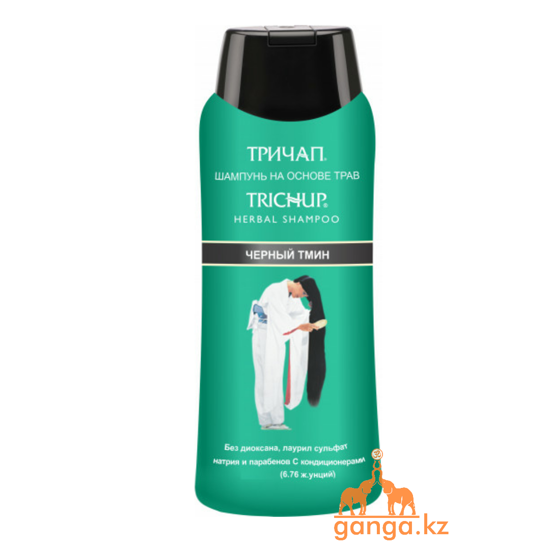 Тричап шампунь с Черным Тмином (Trichup Herbal Black Seed Shampoo  VASU), 400 мл