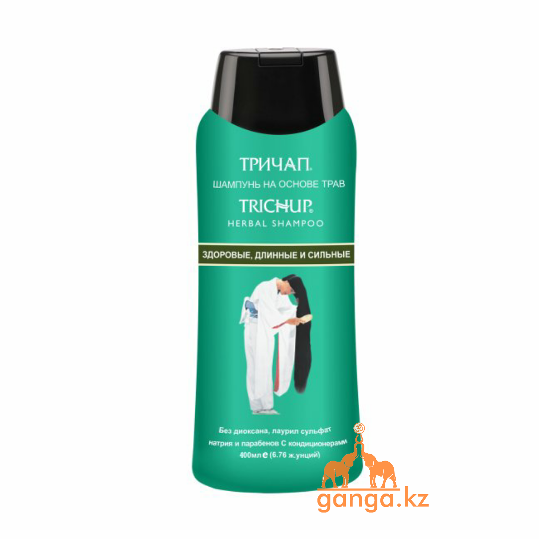 Тричап шампунь - Здоровые, длинные и сильные (Trichup Shampoo Healthy, Long & Strong VASU), 400 мл