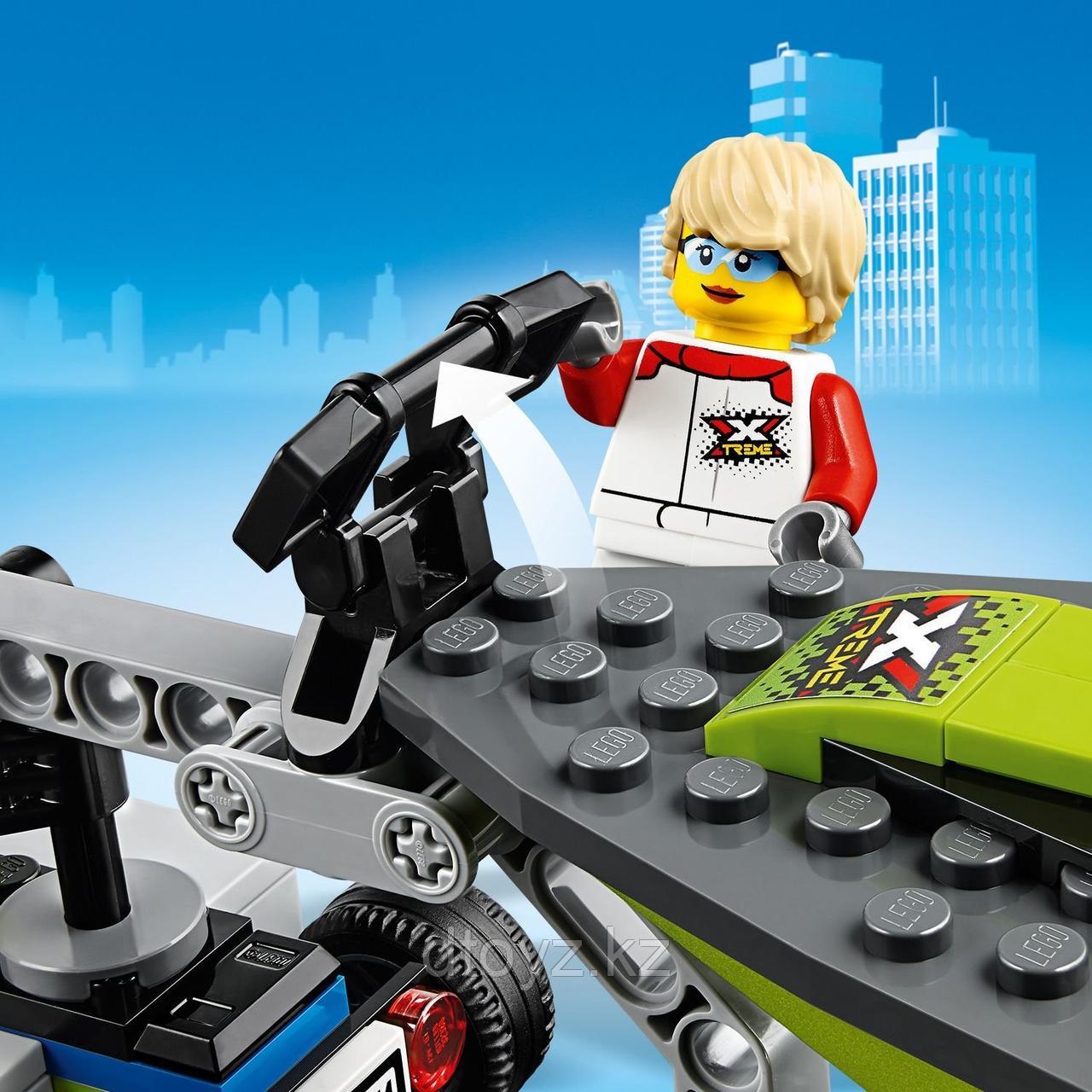 Lego City 60254 Great Vehicles ранспортировщик скоростных катеров - фото 5 - id-p72764070