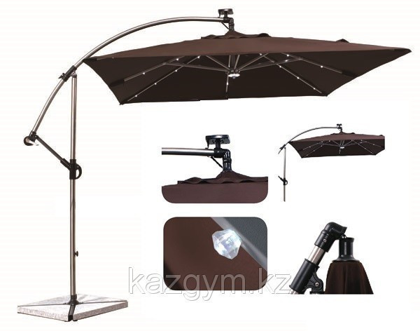 Зонт Banana (2.3х2.3м), шоколадный