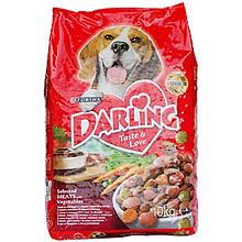 Darling, Дарлинг корм для взрослых собак, с мясом и овощами уп. 10 кг