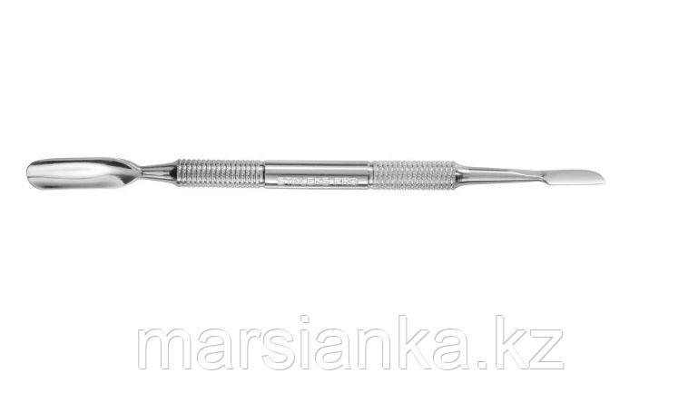P7-12-03 Лопатка маникюрная Staleks (скругленный пушер+топорик)