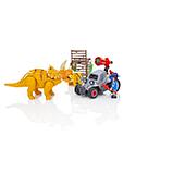 Динозавры: Вражеский квадроцикл с трицератопсом 9434pm, фото 4