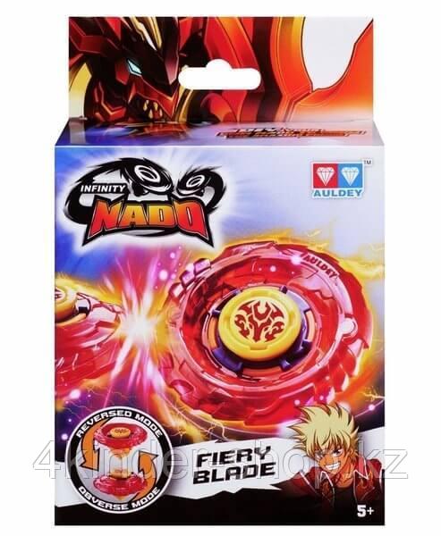 Волчок с пусковым устройством Auldey Infinity Nado Пластик Fiery Blade (YW624102)