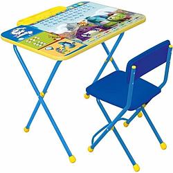 НИКА Набор мебели DISNEY 2 Университет Монстров (стол+пенал,стул с легкомоющ.тканью)