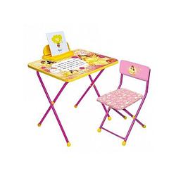 НИКА Набор мебели БЕЛЛЬ (стол складн+пенал+стул мягк )