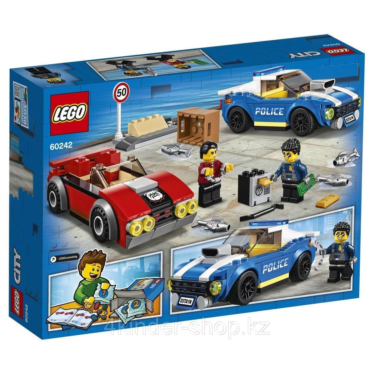Lego City Игрушка Город Арест на шоссе - фото 2 - id-p72778811