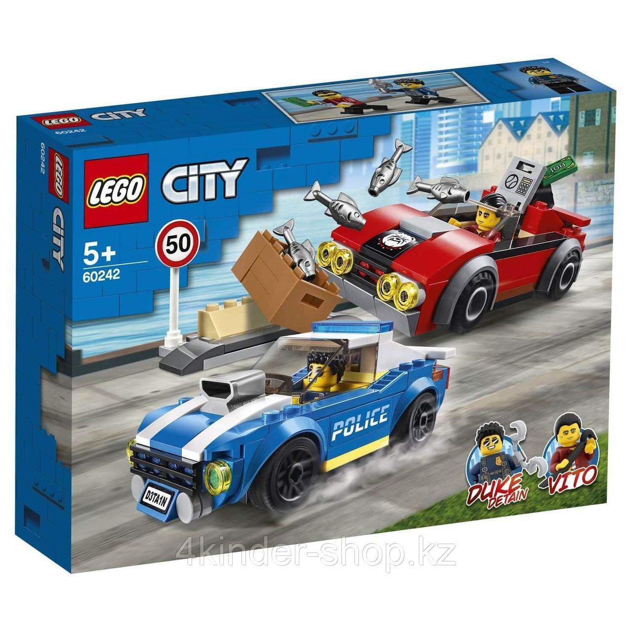 Lego City Игрушка Город Арест на шоссе - фото 3 - id-p72778811