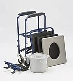 Кресло-коляска с санитарным оснащением для инвалидов Armed: H 009B, фото 4