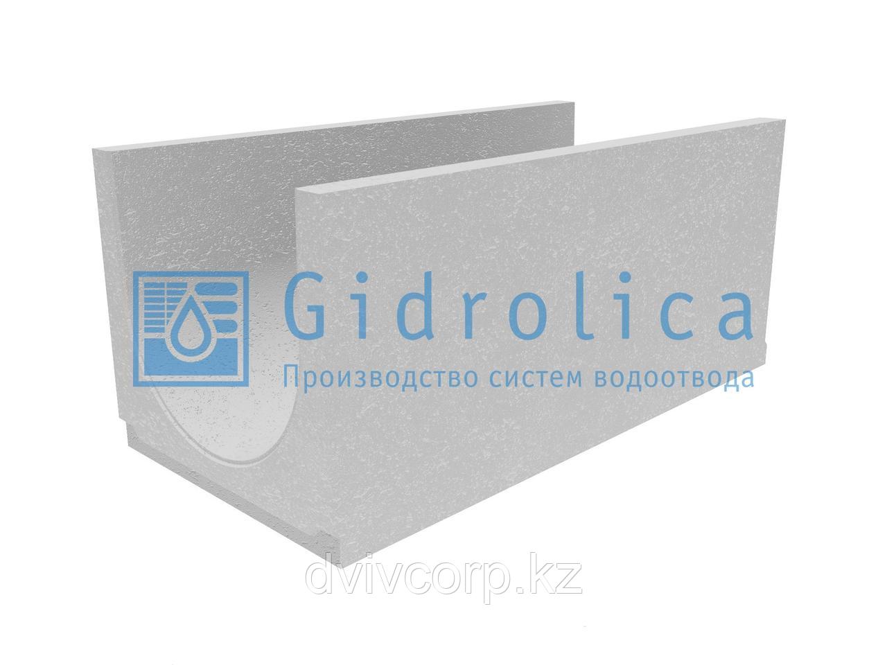 Лоток водоотводный бетонный коробчатый (СО-400мм), с уклоном 0,5%  КUу 100.49,4(40).46,5(39,5) - BGU, № 14