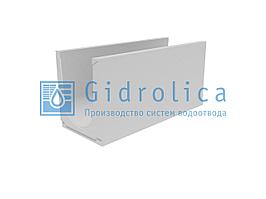 Лоток водоотводный бетонный коробчатый (СО-300мм), с уклоном 0,5%  КUу 100.39,4(30).48,5(41,5) - BGU, № 18
