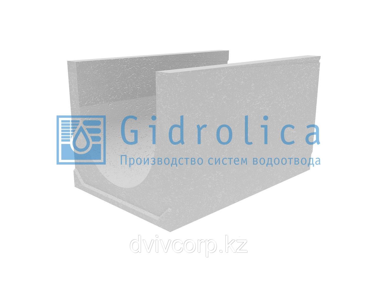 Лоток водоотводный бетонный коробчатый (СО-500мм), с уклоном 0,5%  КUу 100.65(50).58,5(49,5) - BGU-XL, № 27