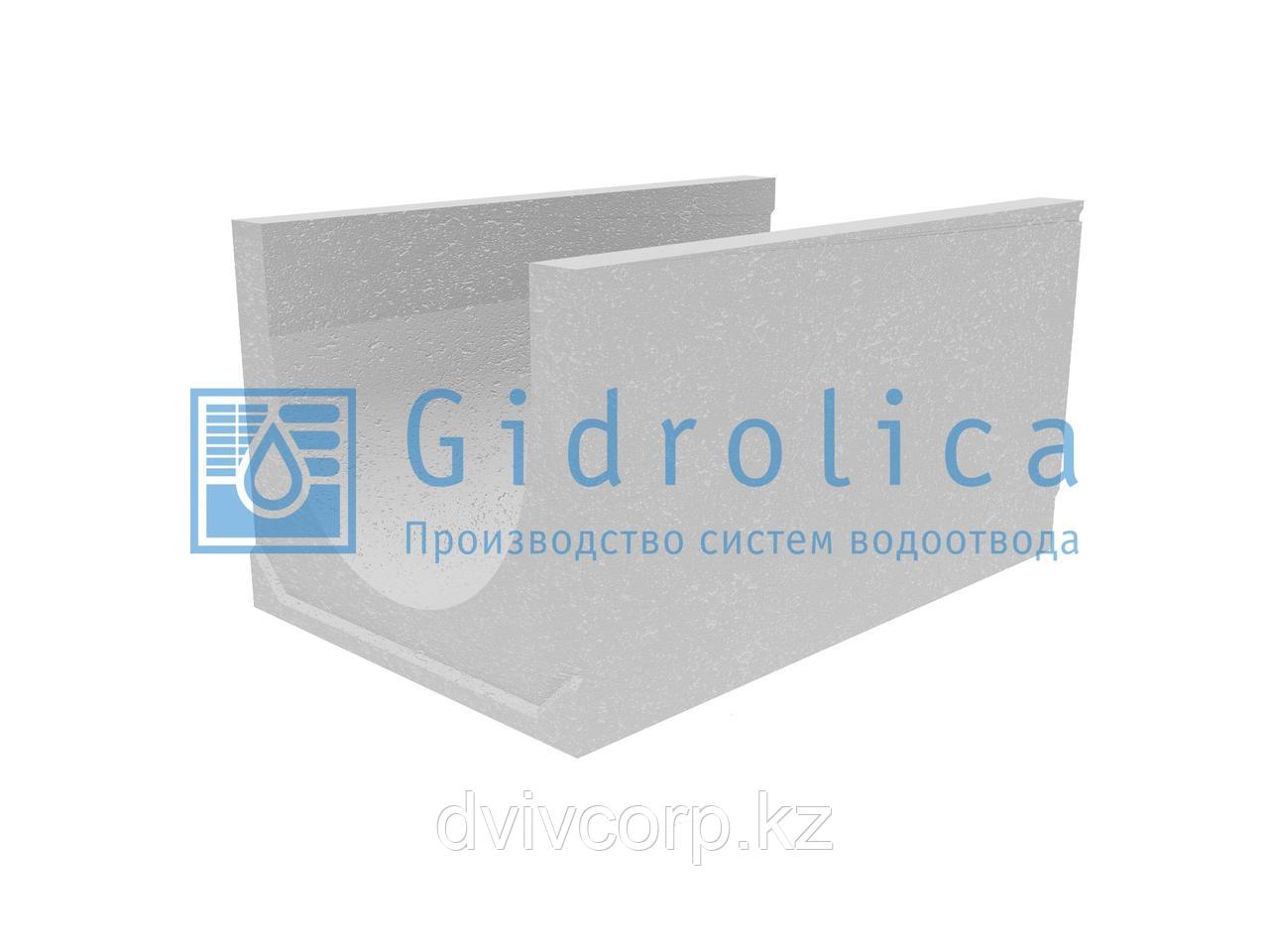 Лоток водоотводный бетонный коробчатый (СО-500мм), с уклоном 0,5%  КU у100.65(50).53,5(44,5) - BGU-XL, № 17