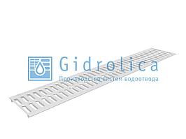 Решетка водоприемная Gidrolica Standart РВ -15.18,6.100 - штампованная стальная оцинкованная, кл. А15