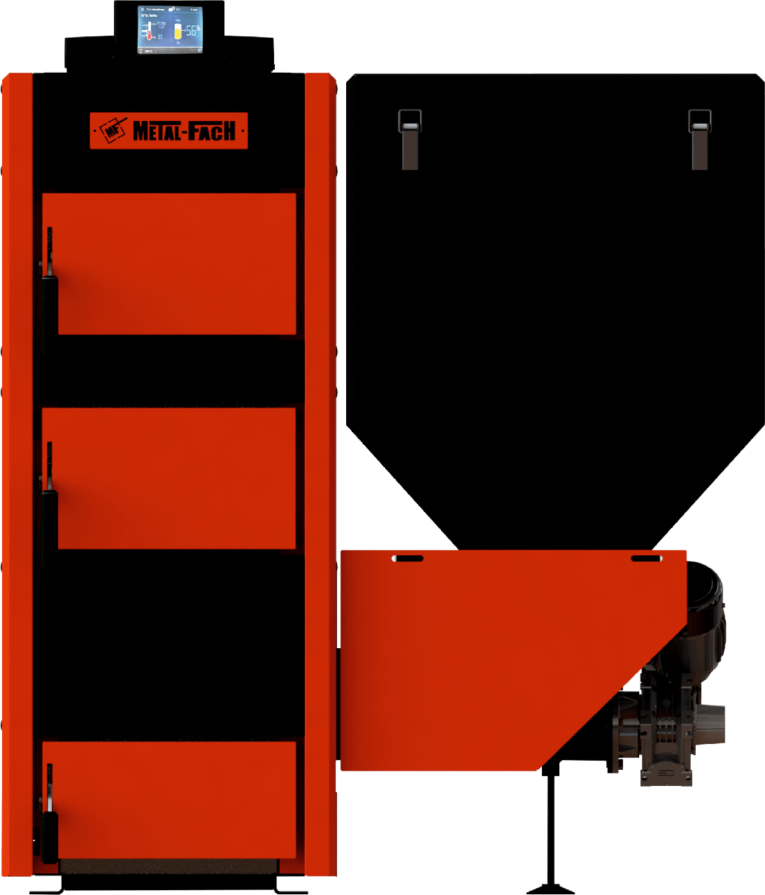 Автоматический котел Metal-Fach SEG 14 кВт с левой подачей - фото 3 - id-p72839617
