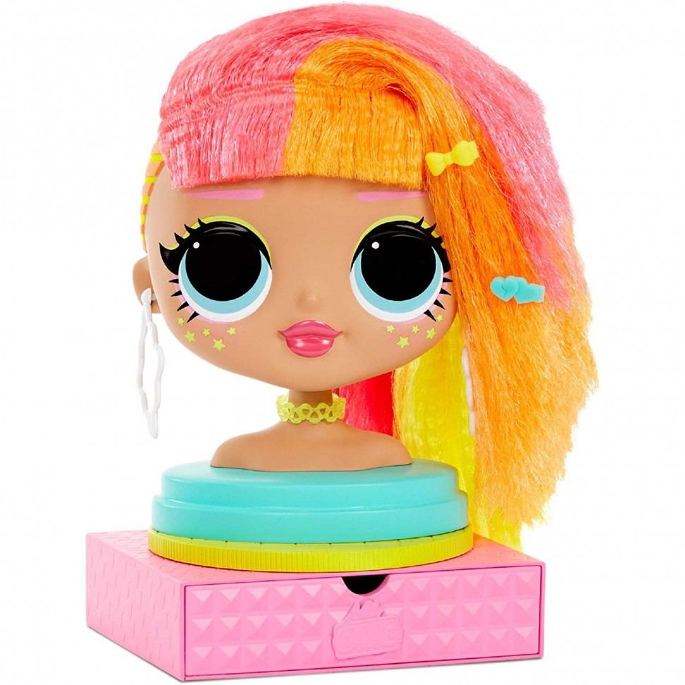 Голова манекен ЛОЛ Сюрприз для причесок - L.O.L Surprise! O.M.G Styling Head 565086