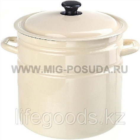 Кастрюля цил. борт. 12л. (слоновая) арт. 41804-242, фото 2