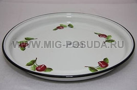 Поднос круглый d36см 2л с/д(белая) арт. 43304-102/4