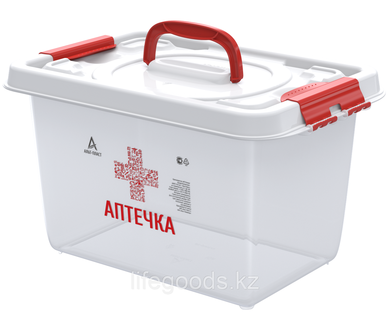 Бокс универсальный 10л (359×242×211мм) (Аптечка) АП 412