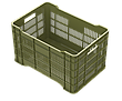 Ящик для пищевых продуктов (морозостойкий) 45л (510×345×300мм) спл. дно АП 316, фото 3