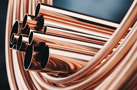 Медная труба диаметром 3/8", толщина стенки 0,5 мм (бухта 15м)