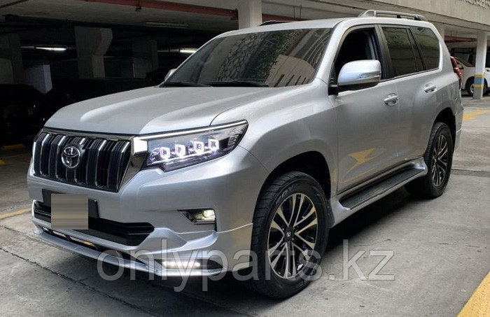 Альтернативная оптика в стиле Bugatti Chiron для Toyota Land Cruiser Prado 150 2017-2020 - фото 6 - id-p72847203