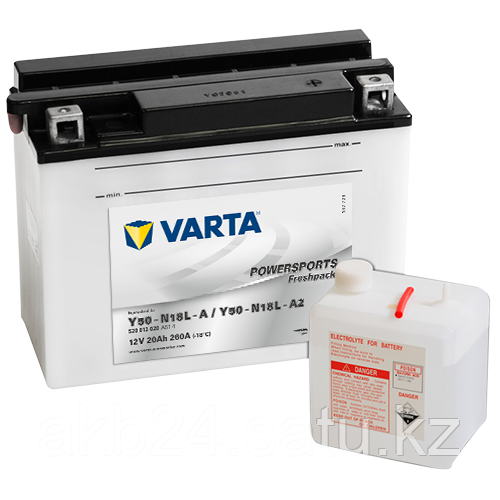 Аккумулятор Varta Powersports Y50N18L-A2 20Ah 260A 207x92x164 - фото 1 - id-p72849719