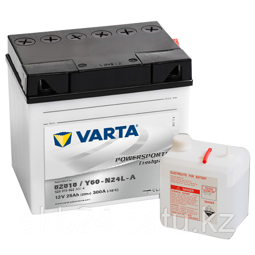Аккумулятор Varta Powersports Y60-N24L-A 25Ah 220A 186x130x171 - фото 1 - id-p72849720