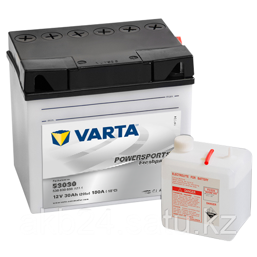 Аккумулятор Varta Powersports 53030 30Ah 300A 186x130x171