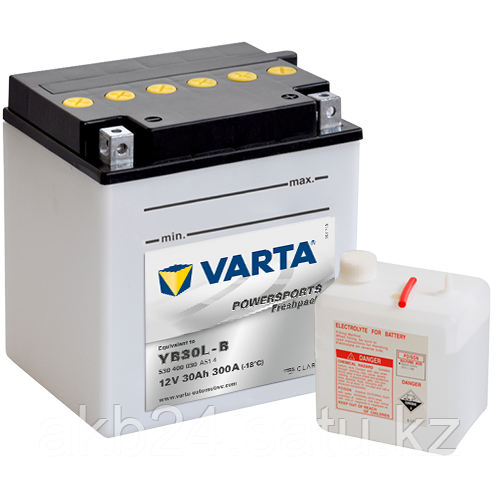 Аккумулятор Varta Powersports YB30L-B 30Ah 300A 186x130x171 - фото 1 - id-p72849722