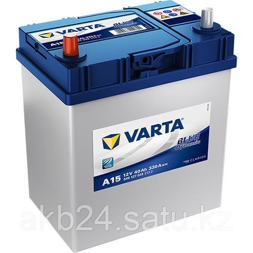 Аккумулятор Varta Blue Dynamic A15 40Ah 330A 189x135x227