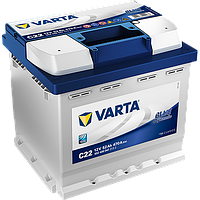 Аккумулятор Varta Blue Dynamic B34 52Ah 470A 207x175x190