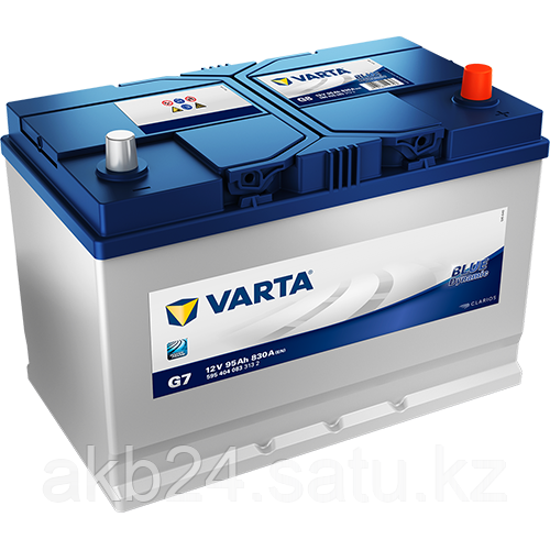 Аккумулятор Varta Blue Dynamic G7 95Ah 830A 306x175x225 - фото 1 - id-p72849753