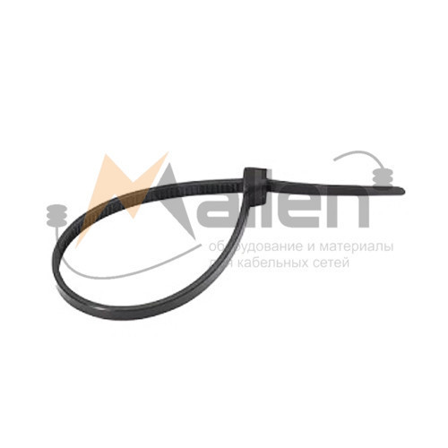 Стяжки кабельные СТН-Ч 3x200 мм (черные), 100 шт. МАЛИЕН арт. 870206