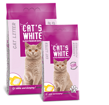 Cat*s White Compact Cat Litter Lavender, КэтС Вайт Лаванда, комкующийся наполнитель,уп.10кг.