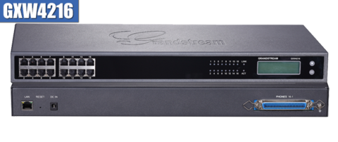 Grandstream GXW4216 VoIP-шлюз 16xFXS, 1xLAN, (1GbE)Gigabit Ethernet