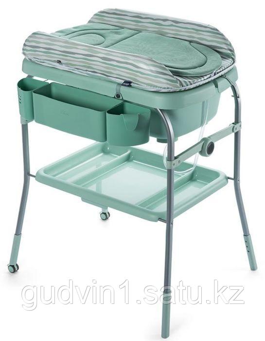 Chicco: Столик для пеленания + ванночка Dusty Green 1069370