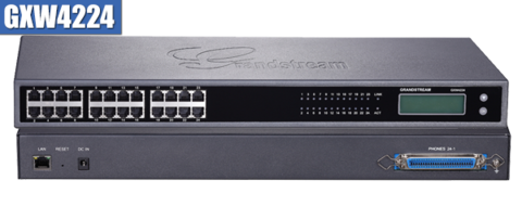 Grandstream GXW4224 VoIP шлюз 24xFXS, 1xLAN, (1GbE)Gigabit Ethernet