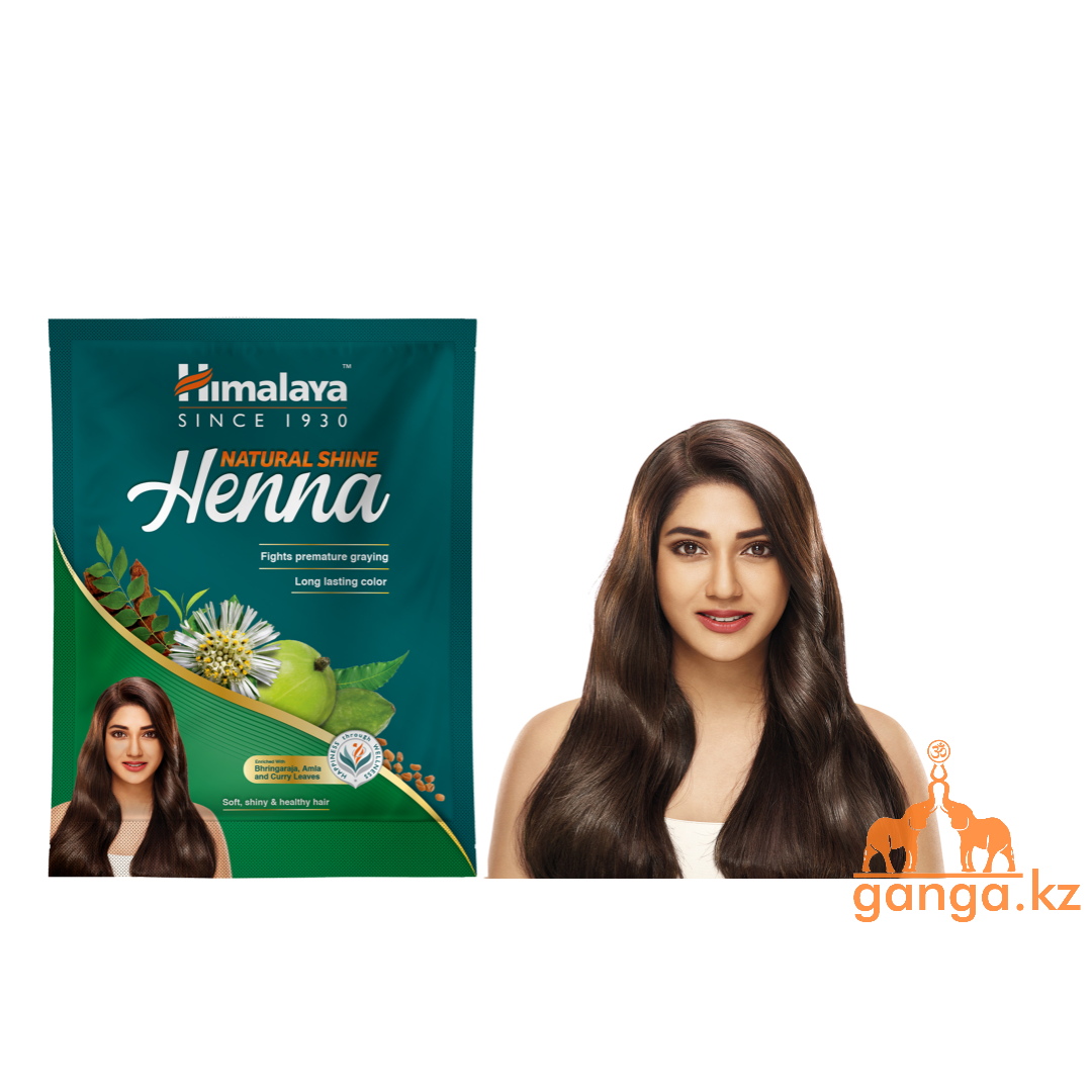 Натуральная хна для волос (Natural Shine Henna HIMALAYA), 50 гр
