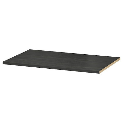 Полка РАККЕСТАД черно-коричневый, 76x50 см ИКЕА, IKEA, фото 2