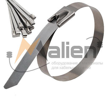 Стяжка стальная СТС 4.6x200 мм (AISI 304) МАЛИЕН арт. 870235