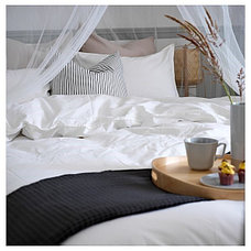 Пододеяльник и 1 наволочка ЭНГСЛИЛЬЯ белый 150x200/50x70 см ИКЕА, IKEA, фото 3