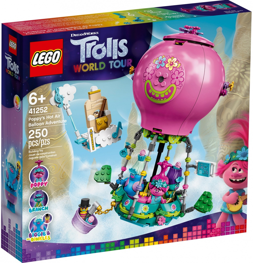 41252 Lego Trolls Путешествие Розочки на воздушном шаре, Лего Тролли