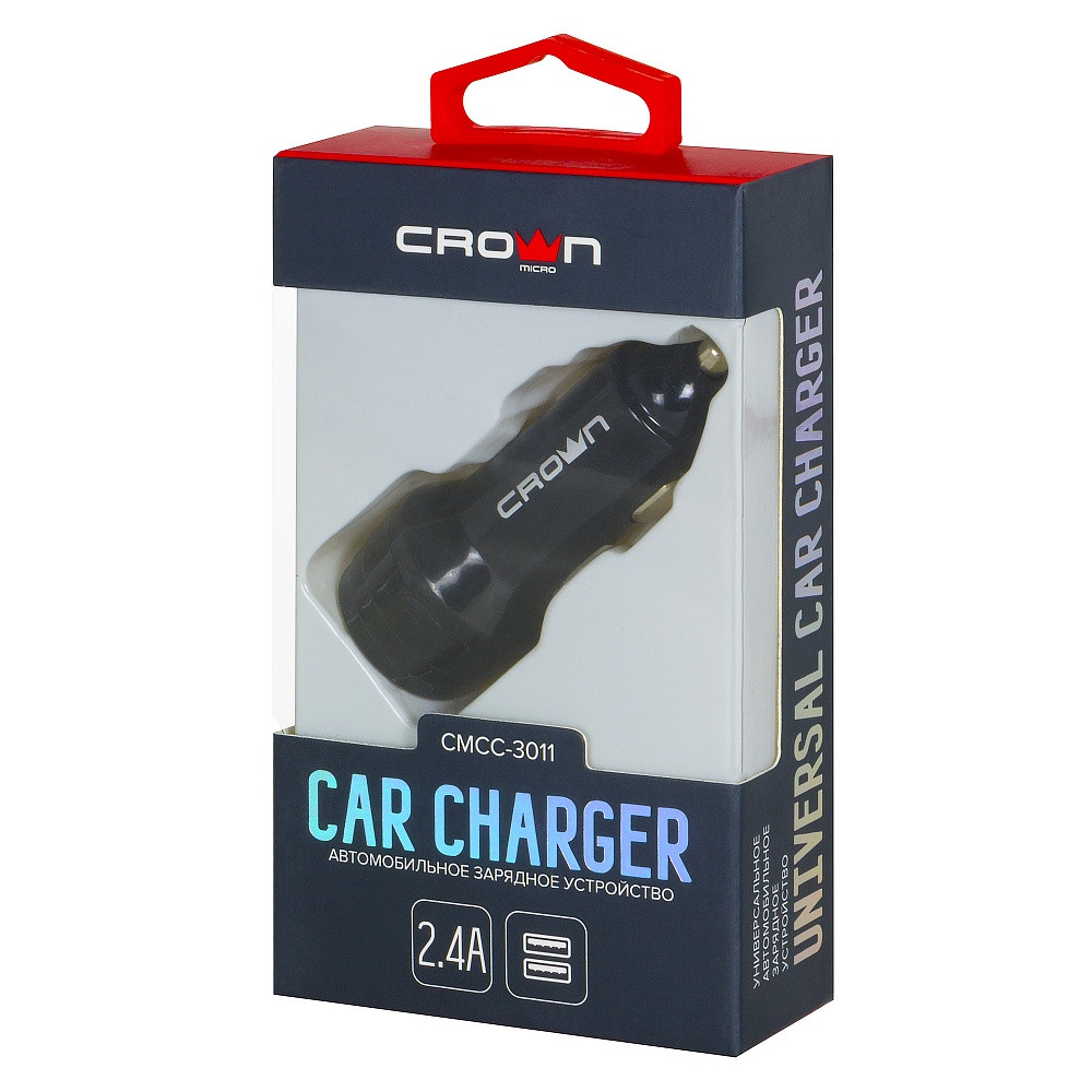 Автомобильное зарядное устройство Crown Micro CMCC-001 - фото 2 - id-p72898956