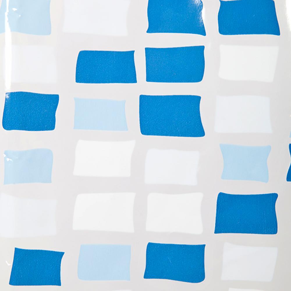 Аквалиния штора для ванной S-C014-1(син.мозаика) - фото 1 - id-p72906691