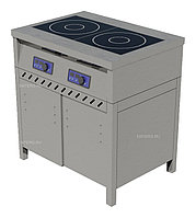 Плита индукционная ЦМИ ПИ-2 (820х600х870 мм) закрытая, двери-купе