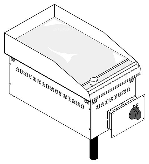 Поверхность жарочная Tecnoinox DFTC35E0