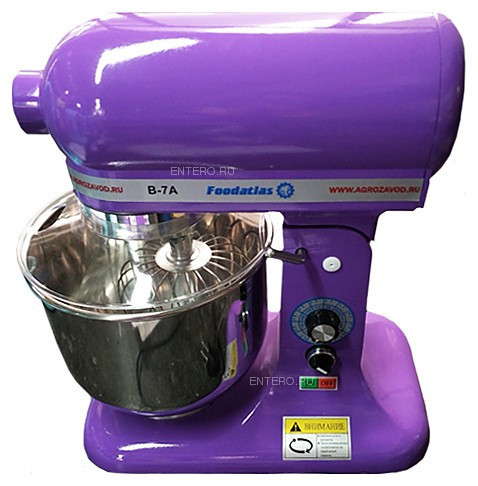 Миксер планетарный Foodatlas B-7A Eco фиолетовый