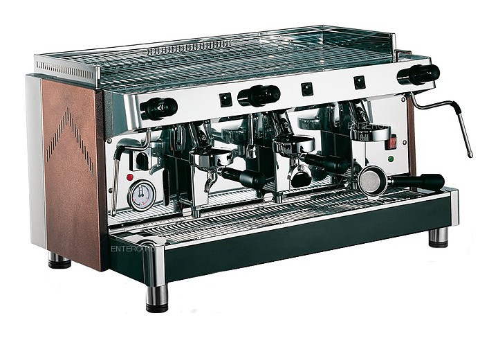 Кофемашина Royal Diadema Impero 2GR SB Semiautomatic Boiler 8LT коричневая