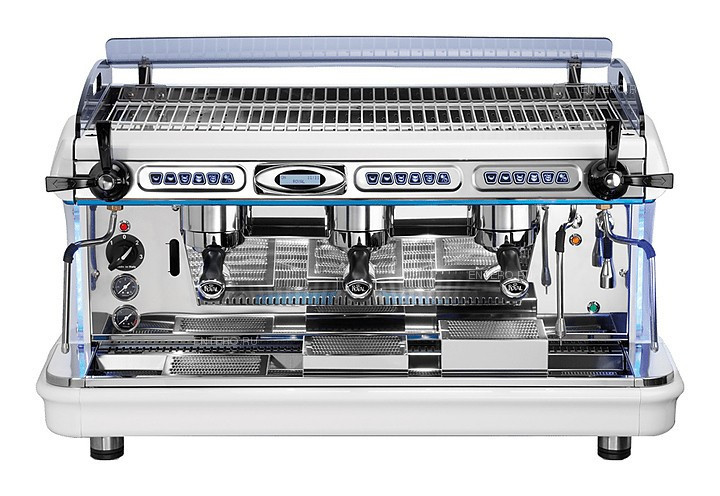 Кофемашина Royal Synchro T2 3GR Semiautomatic Boiler 21LT желто-белая